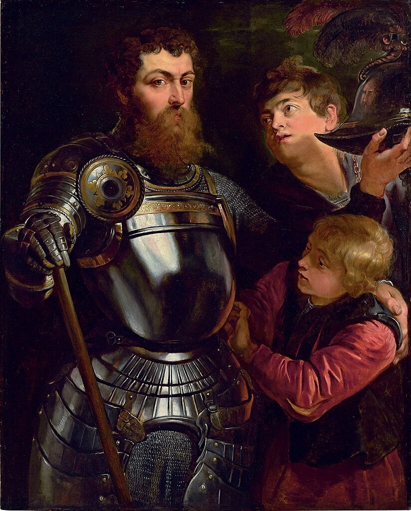 II - La Galleria di Cornelis van der Geest, Rubenshuis, Anversa, opera di Peter Paul Rubens, Ritratto di un comandante